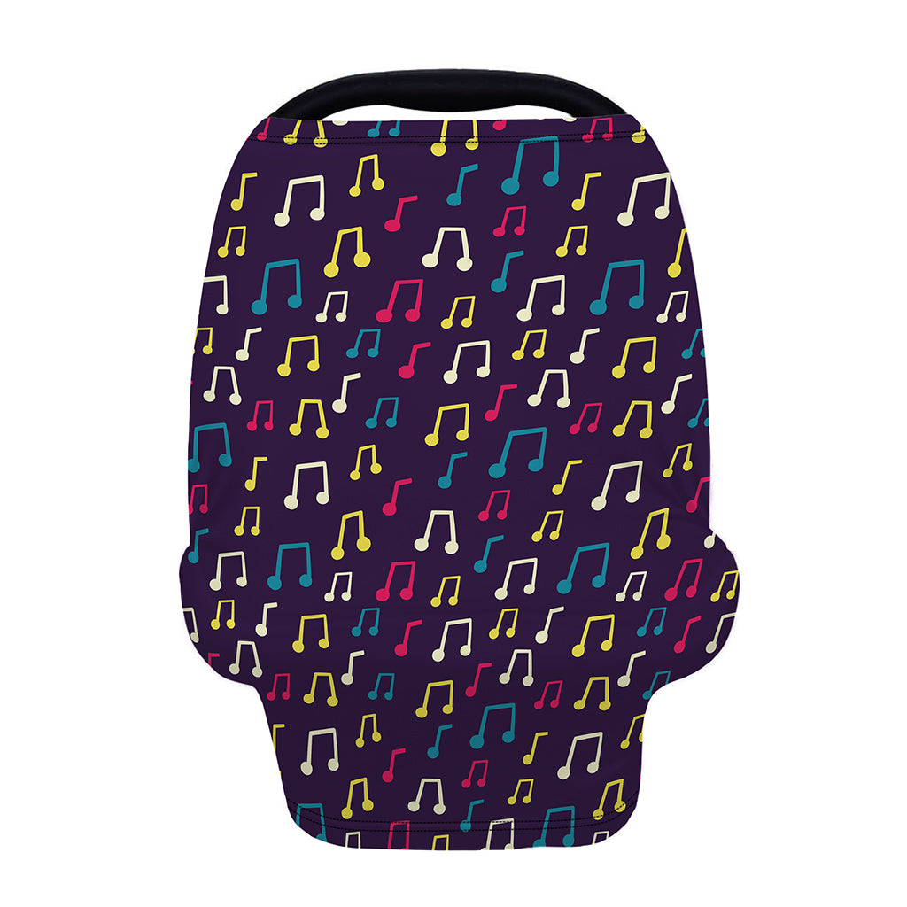 Cute Music Notes Pattern Print Baby Seat Cover