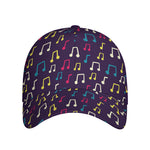Cute Music Notes Pattern Print Baseball Cap