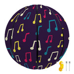 Cute Music Notes Pattern Print Basketball