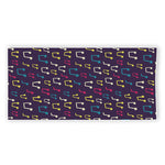 Cute Music Notes Pattern Print Beach Towel