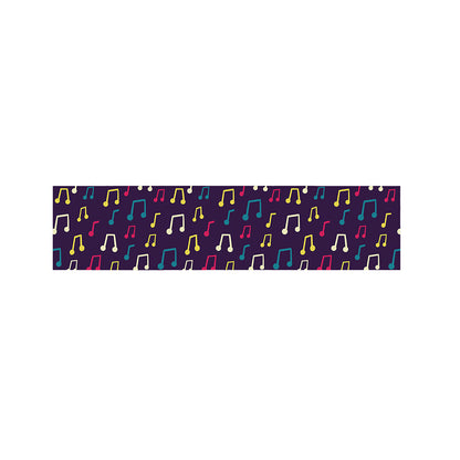 Cute Music Notes Pattern Print Bed Runner