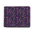 Cute Music Notes Pattern Print Bifold Wallet