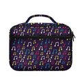Cute Music Notes Pattern Print Briefcase Bible Bag