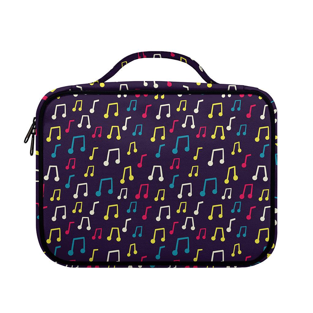 Cute Music Notes Pattern Print Briefcase Bible Bag