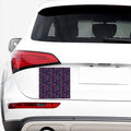 Cute Music Notes Pattern Print Car Sticker