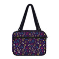 Cute Music Notes Pattern Print Double Strap Bible Bag