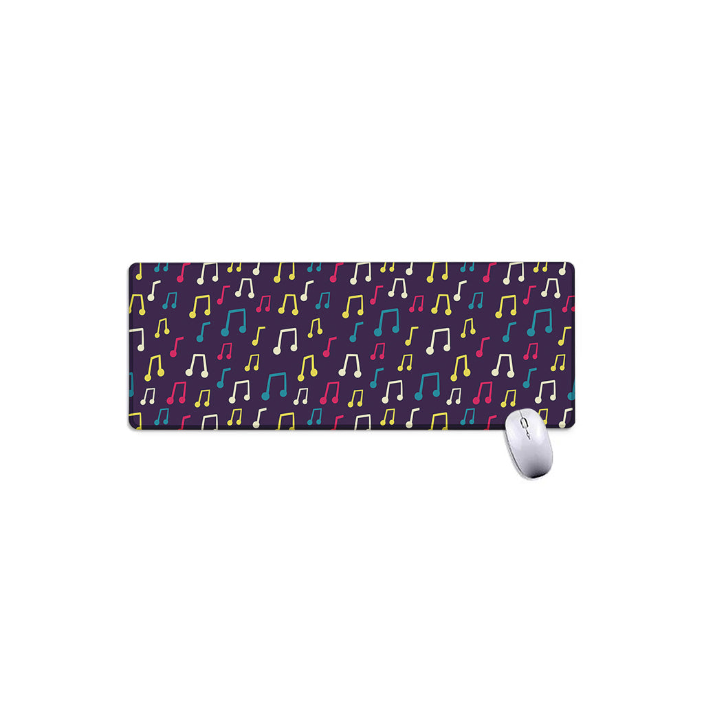 Cute Music Notes Pattern Print Extended Mouse Pad