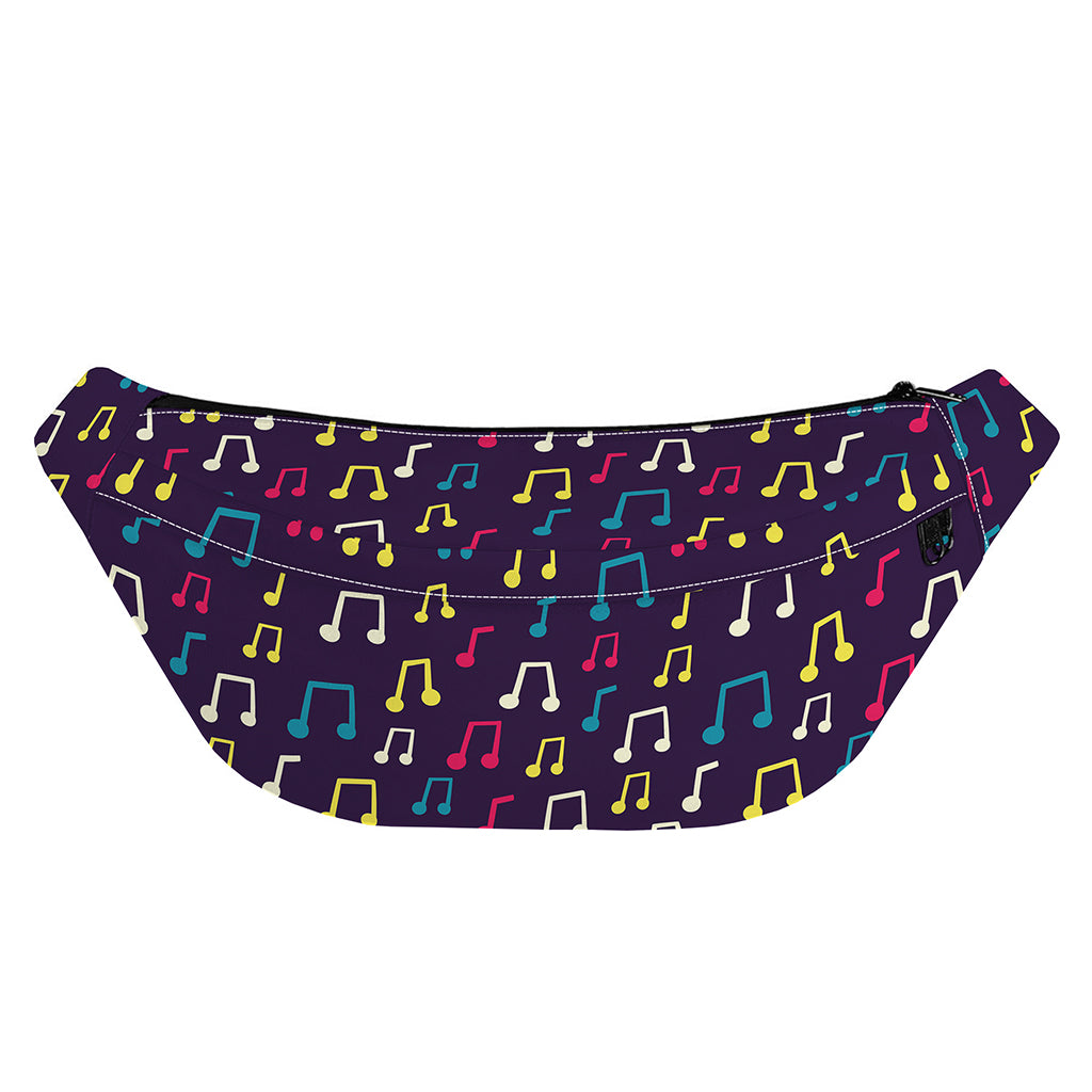 Cute Music Notes Pattern Print Fanny Pack