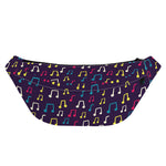 Cute Music Notes Pattern Print Fanny Pack