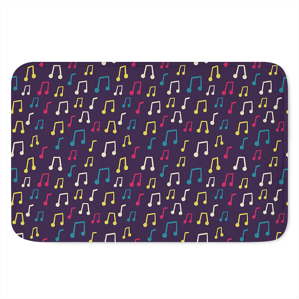 Cute Music Notes Pattern Print Indoor Door Mat