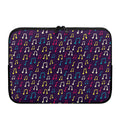 Cute Music Notes Pattern Print Laptop Sleeve