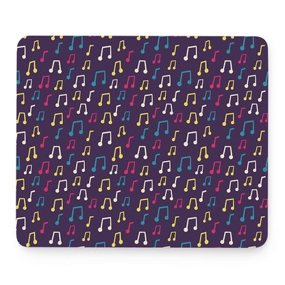 Cute Music Notes Pattern Print Mouse Pad