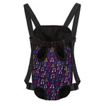 Cute Music Notes Pattern Print Pet Carrier Backpack
