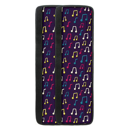 Cute Music Notes Pattern Print Refrigerator Handle Covers