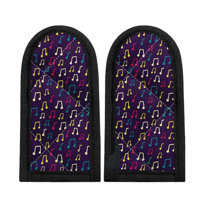 Cute Music Notes Pattern Print Skillet Handle Cover