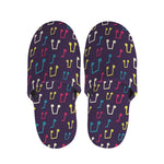 Cute Music Notes Pattern Print Slippers