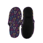 Cute Music Notes Pattern Print Slippers