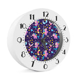 Cute Night Star Unicorn Pattern Print Alarm Clock