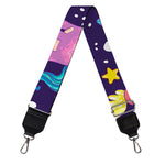 Cute Night Star Unicorn Pattern Print Bag Strap