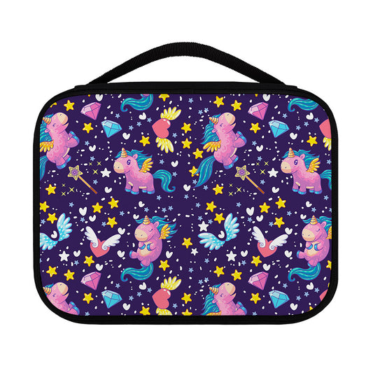 Cute Night Star Unicorn Pattern Print Classic Bible Case