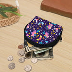 Cute Night Star Unicorn Pattern Print Coin Purse