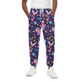 Cute Night Star Unicorn Pattern Print Cotton Sweatpants