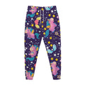 Cute Night Star Unicorn Pattern Print Jogger Pants