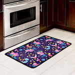 Cute Night Star Unicorn Pattern Print Kitchen Mat