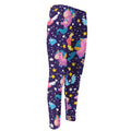 Cute Night Star Unicorn Pattern Print Men's Compression Pants