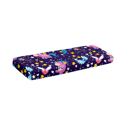 Cute Night Star Unicorn Pattern Print Piano Keyboard Cover