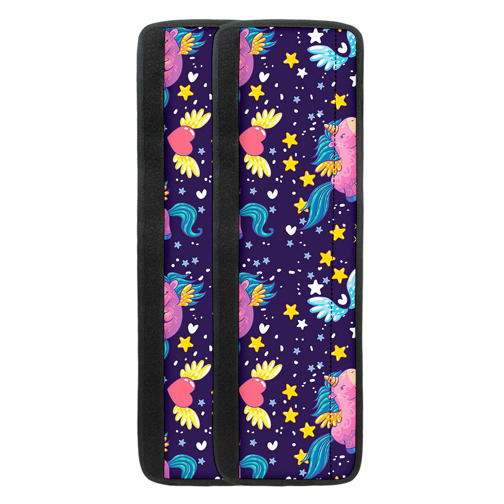 Cute Night Star Unicorn Pattern Print Refrigerator Handle Covers