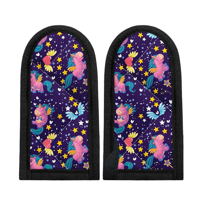 Cute Night Star Unicorn Pattern Print Skillet Handle Cover