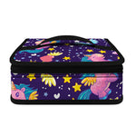 Cute Night Star Unicorn Pattern Print Small Lunch Bag