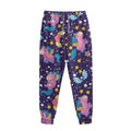 Cute Night Star Unicorn Pattern Print Sweatpants