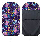 Cute Night Star Unicorn Pattern Print Waterproof Car Seat Cover