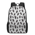 Cute Ninja Pattern Print 17 Inch Backpack