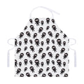 Cute Ninja Pattern Print Adjustable Apron