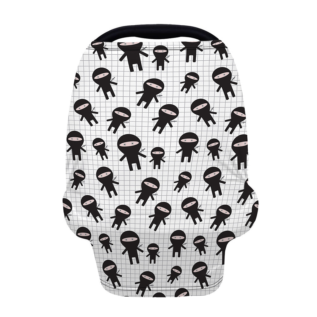 Cute Ninja Pattern Print Baby Seat Cover