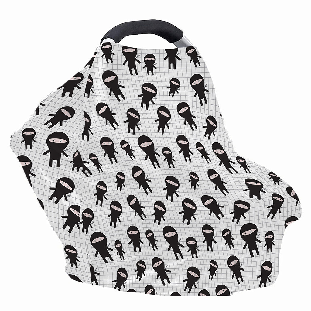 Cute Ninja Pattern Print Baby Seat Cover