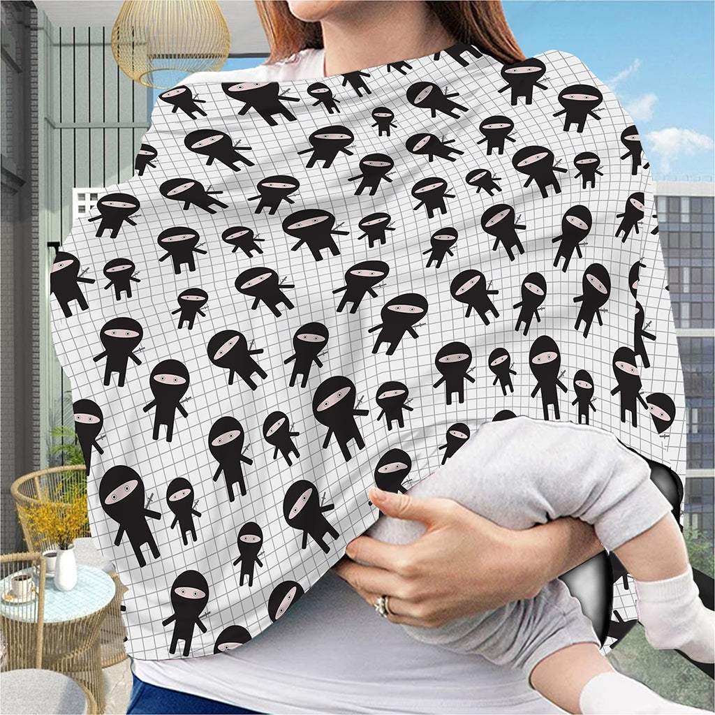 Cute Ninja Pattern Print Baby Seat Cover