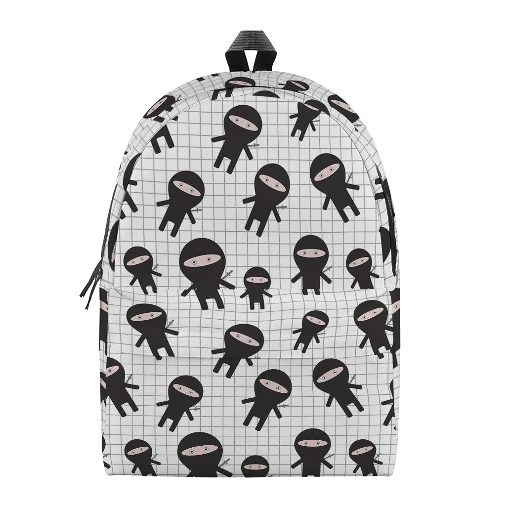 Cute Ninja Pattern Print Backpack
