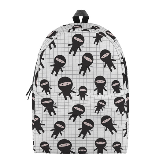 Cute Ninja Pattern Print Backpack