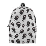 Cute Ninja Pattern Print Backpack