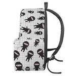 Cute Ninja Pattern Print Backpack