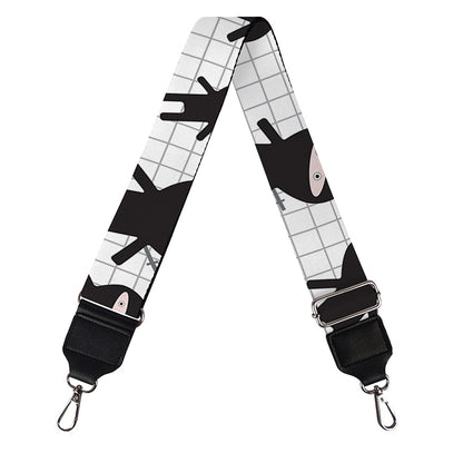 Cute Ninja Pattern Print Bag Strap