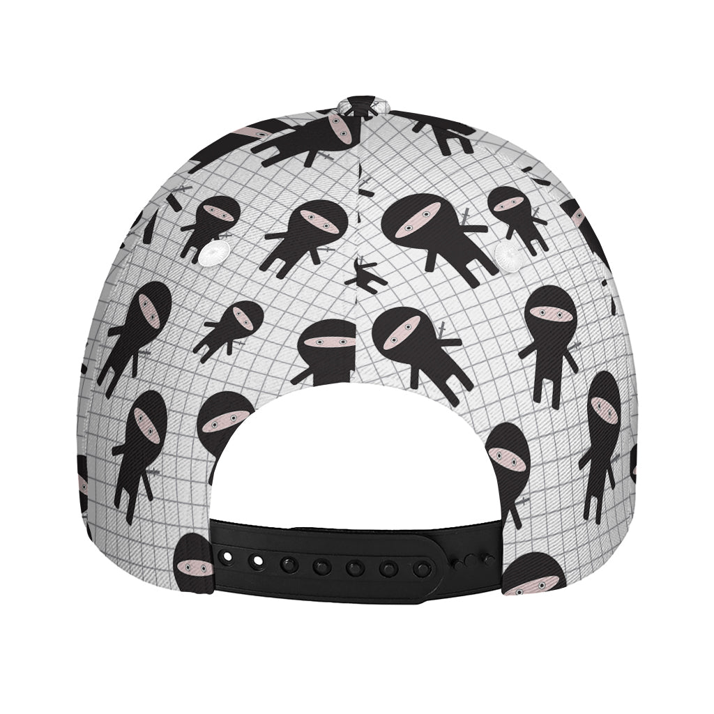 Cute Ninja Pattern Print Baseball Cap