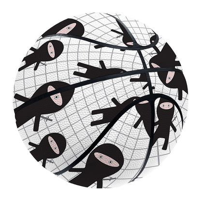 Cute Ninja Pattern Print Basketball