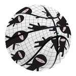 Cute Ninja Pattern Print Basketball