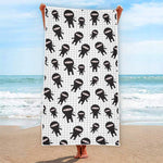 Cute Ninja Pattern Print Beach Towel