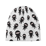 Cute Ninja Pattern Print Beanie